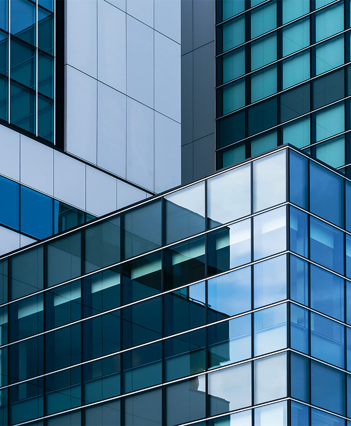 An office building's exterior