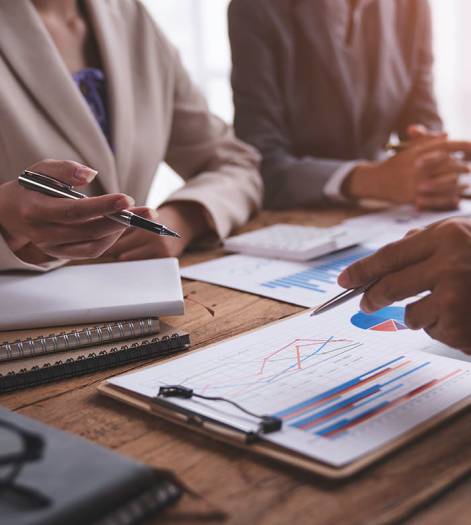 A team is analyzing data