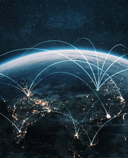 شبكة افتراضية عبر العالم